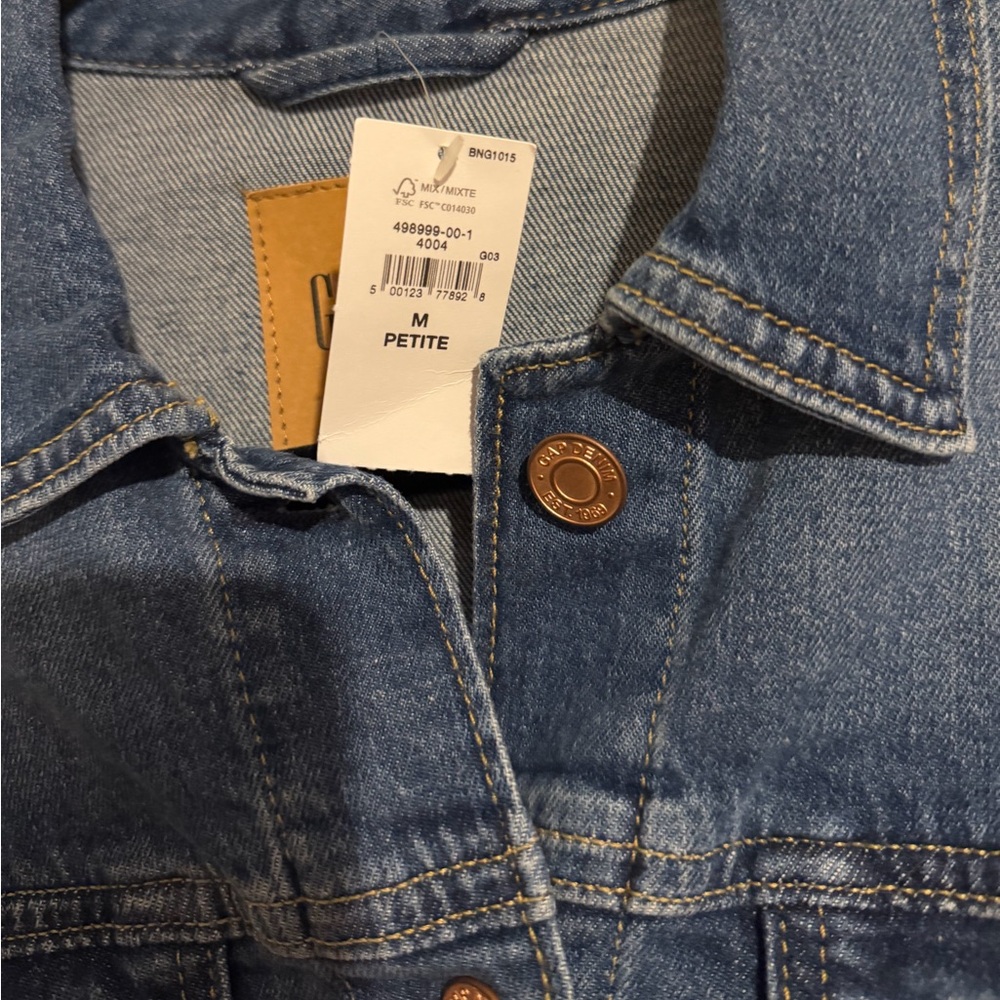 GAP Cinched Denim Jacket - Picture 3 of 4